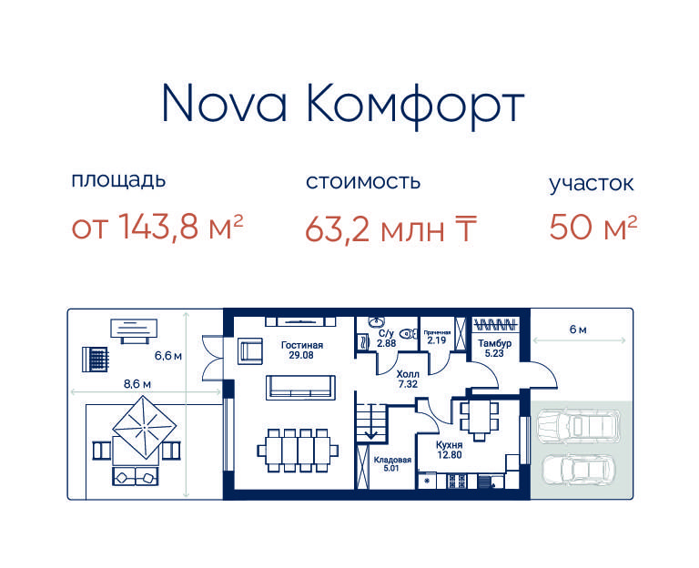 Веб Nova Комфорт-100
